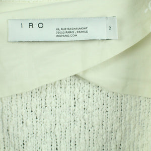 Second Hand IRO Jacke Gr. 42 weiß uni Modell SHAVANI (*)