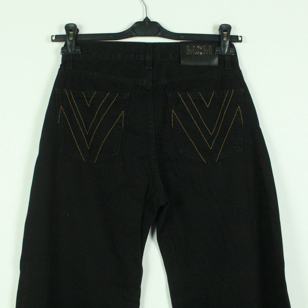 Second Hand MCM Jeans Schlaghaose Gr. 38 uni weites Bein  - Designer (*)