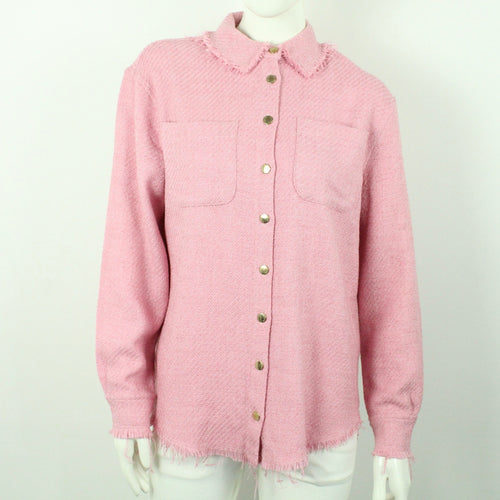 Second Hand SEVEN SISTERS Hemd Gr. M rosa Bouclé (*)