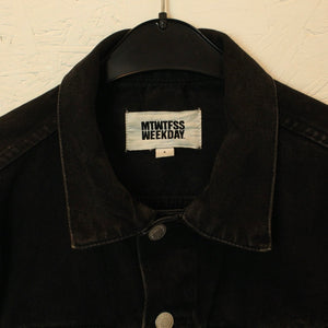 Second Hand WEEKDAY Jeansjacke Gr. S schwarz (*)