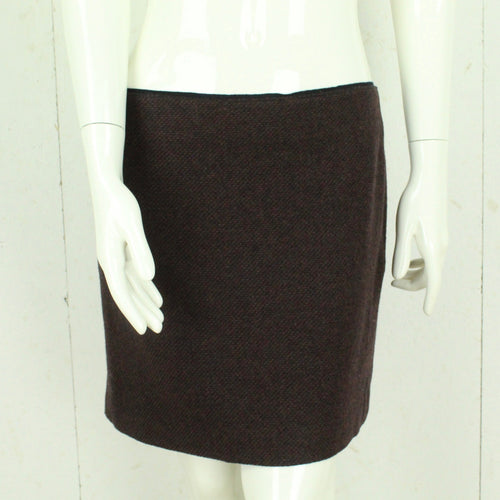 Second Hand MARC O'POLO Wollrock Gr. 38 schwarz weinrot meliert (*)