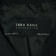 Laden Sie das Bild in den Galerie-Viewer, Second Hand ZARA  Blouson Gr. S schwarz uni Jacke (*)