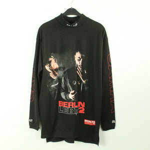 Second Hand BERLIN LEBT 2 Longsleeve Gr. One Size schwarz mit Print BERLIN LEBT 2 CAPI SAMRA(*)