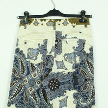 Laden Sie das Bild in den Galerie-Viewer, Second Hand LIU JO Hose Gr. 28 creme mehrfarbig gemustert (*)