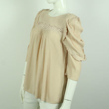 Laden Sie das Bild in den Galerie-Viewer, Second Hand BA&amp;SH Bluse Gr. 2 nude uni  3/4-Arm (*)