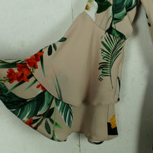 Laden Sie das Bild in den Galerie-Viewer, Second Hand RIVER ISLAND Jumpsuit Gr. 10 (36) rosa bunt geblümt (*)