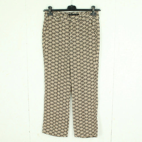 Second Hand ZARA Hose Gr. S schwarz mehrfarbig gemustert (*)