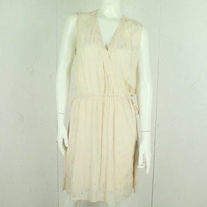 Second Hand SECOND FEMALE Kleid Gr. L rosa silber gepunktet (*)