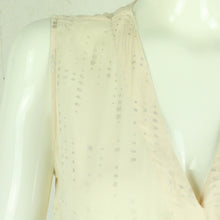Laden Sie das Bild in den Galerie-Viewer, Second Hand SECOND FEMALE Kleid Gr. L rosa silber gepunktet (*)