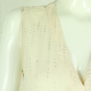 Second Hand SECOND FEMALE Kleid Gr. L rosa silber gepunktet (*)