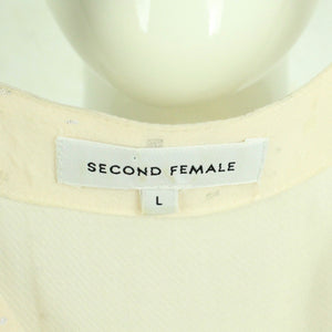 Second Hand SECOND FEMALE Kleid Gr. L rosa silber gepunktet (*)