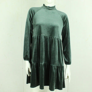 Second Hand MONKI Samtkleid Gr. S grün (*)