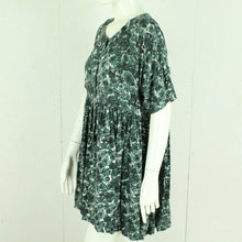Laden Sie das Bild in den Galerie-Viewer, Second Hand GANNI Minikleid Gr. S weiß grün geblümt Kleid (*)