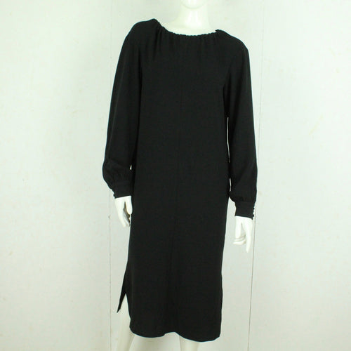 Second Hand HOFMANN COPENHAGEN Midikleid Gr. 34 schwarz uni Mod. Celina (*)