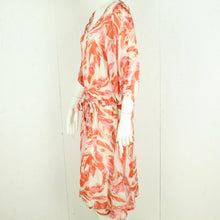 Laden Sie das Bild in den Galerie-Viewer, Second Hand PART TWO Midikleid Gr. 36 weiß mehrfarbig gemustert Kleid (*)