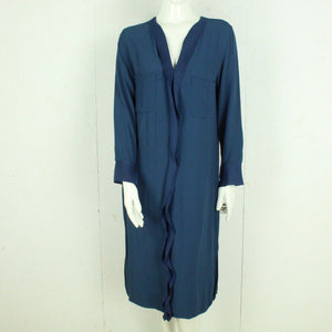 Second Hand BY MALENE BIRGER Midikleid Gr. 38 blau uni Kleid (*)