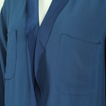 Laden Sie das Bild in den Galerie-Viewer, Second Hand BY MALENE BIRGER Midikleid Gr. 38 blau uni Kleid (*)