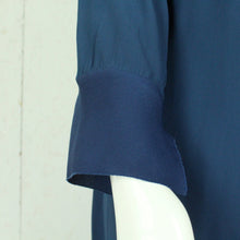 Laden Sie das Bild in den Galerie-Viewer, Second Hand BY MALENE BIRGER Midikleid Gr. 38 blau uni Kleid (*)