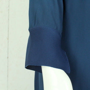 Second Hand BY MALENE BIRGER Midikleid Gr. 38 blau uni Kleid (*)