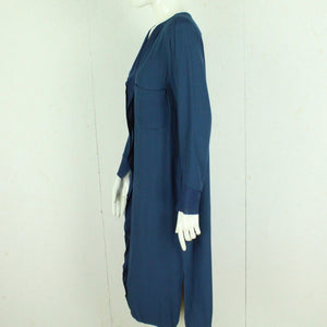 Second Hand BY MALENE BIRGER Midikleid Gr. 38 blau uni Kleid (*)