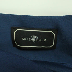 Second Hand BY MALENE BIRGER Midikleid Gr. 38 blau uni Kleid (*)