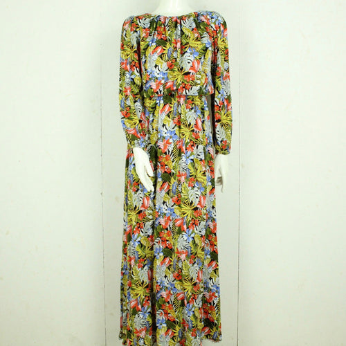 Second Hand POPTIME Maxikleid Gr. 40 bunt geblümt Kleid (*)