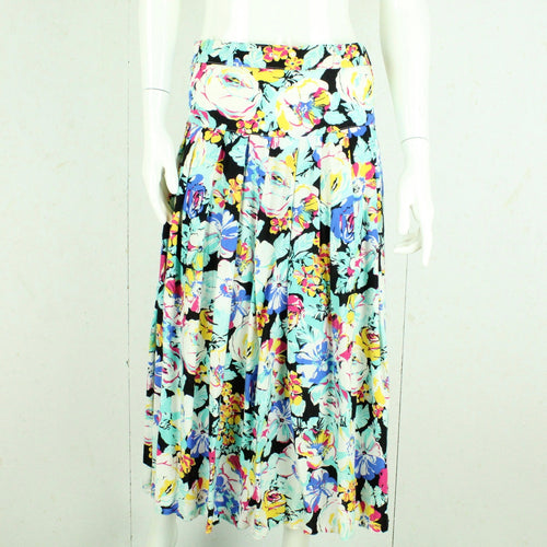 Vintage Rock Gr. M bunt geblümt High Waist Rock