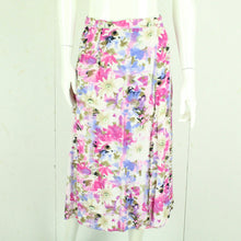 Laden Sie das Bild in den Galerie-Viewer, Vintage Rock Gr. M mehrfarbig geblümt High Waist Rock