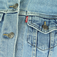 Laden Sie das Bild in den Galerie-Viewer, Second Hand LEVI&#39;S Jeansjacke Gr. XS blau Jacke (*)