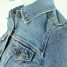 Laden Sie das Bild in den Galerie-Viewer, Second Hand LEVI&#39;S Jeansjacke Gr. XS blau Jacke (*)