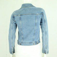 Laden Sie das Bild in den Galerie-Viewer, Second Hand LEVIS Jeansjacke Gr. XS blau Jacke (*)