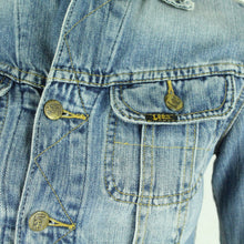Laden Sie das Bild in den Galerie-Viewer, Second Hand LEE Jeansjacke Gr. S blau Jacke (*)