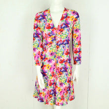 Laden Sie das Bild in den Galerie-Viewer, Vintage EMANUEL UNGARO Midikleid Gr. 38 bunt geblümt Slip Dress Kleid