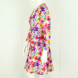 Vintage EMANUEL UNGARO Midikleid Gr. 38 bunt geblümt Kleid