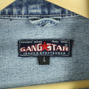 Second Hand GANG STAR Jeansjacke Gr. L blau Jacke (*)