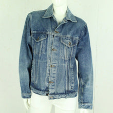 Laden Sie das Bild in den Galerie-Viewer, Second Hand RED WOOD VINTAGE Jeansjacke Gr. L blau Jacke (*)