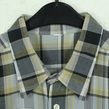 Laden Sie das Bild in den Galerie-Viewer, Vintage Flanellhemd Gr. XXL grau mehrfarbig kariert Flanell