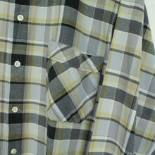Laden Sie das Bild in den Galerie-Viewer, Vintage Flanellhemd Gr. XXL grau mehrfarbig kariert Flanell