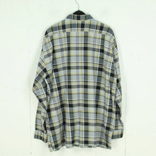 Laden Sie das Bild in den Galerie-Viewer, Vintage Flanellhemd Gr. XXL grau mehrfarbig kariert Flanell