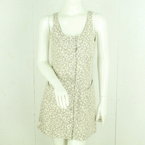 Vintage Y2K Kleid Gr. M braun beige gemustert Slip Dress