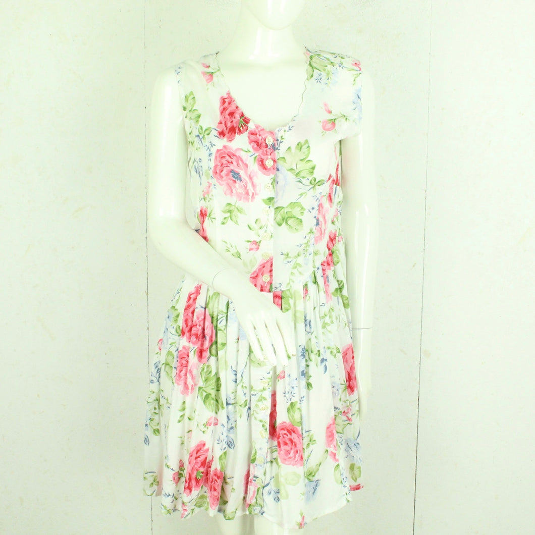 Vintage Y2K Kleid Gr. M mehrfarbig geblümt Slip Dress