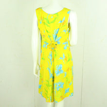 Laden Sie das Bild in den Galerie-Viewer, Vintage Y2K Kleid Gr. M gelb blau geblümt Slip Dress