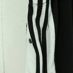 Vintage ADIDAS Trainingsjacke Gr. L schwarz weiß 90s Sportswear