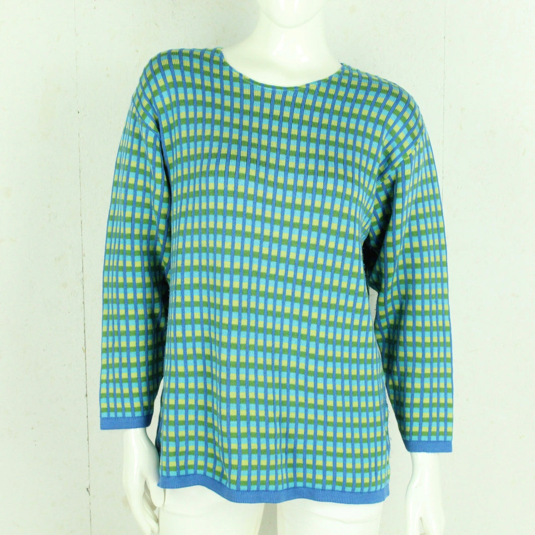 Vintage Pullover Gr. M mehrfarbig Crazy Pattern Strick