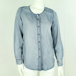 Second Hand CLOSED Bluse Gr. S blau (*)