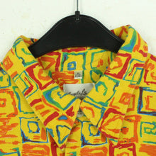 Laden Sie das Bild in den Galerie-Viewer, Vintage 90s Hemd Gr. XL bunt Crazy Pattern kurzarm