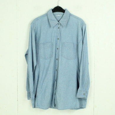VINTAGE Jeanshemd Gr. L blau Denim