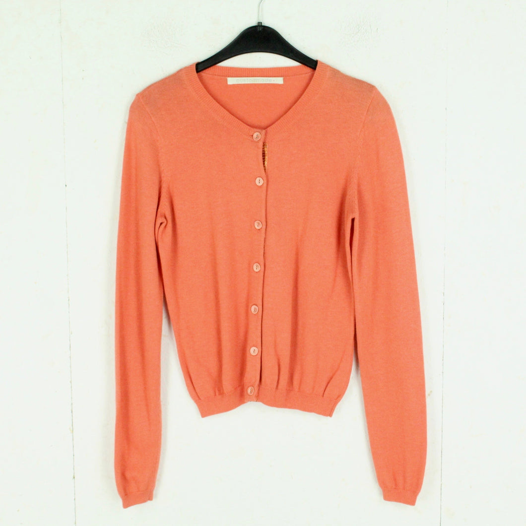 Second Hand CUSTOMMADE Strickjacke Cardigan Gr. S orange