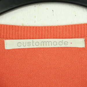 Second Hand CUSTOMMADE Strickjacke Cardigan Gr. S orange (*)