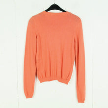 Laden Sie das Bild in den Galerie-Viewer, Second Hand CUSTOMMADE Strickjacke Cardigan Gr. S orange